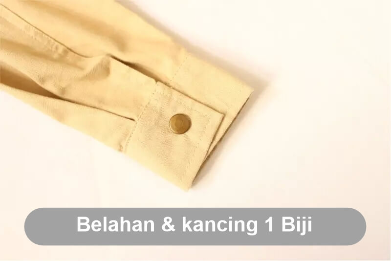 Jaket_Ujung Lengan_Belahan & kancing 1 Biji