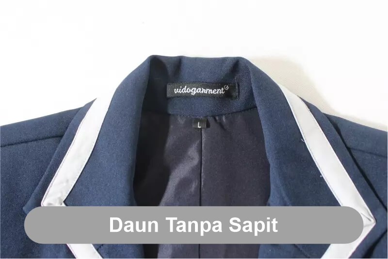 Semi Jas_Kerah_Daun Tanpa Sapit